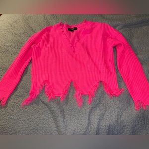Pink sweater